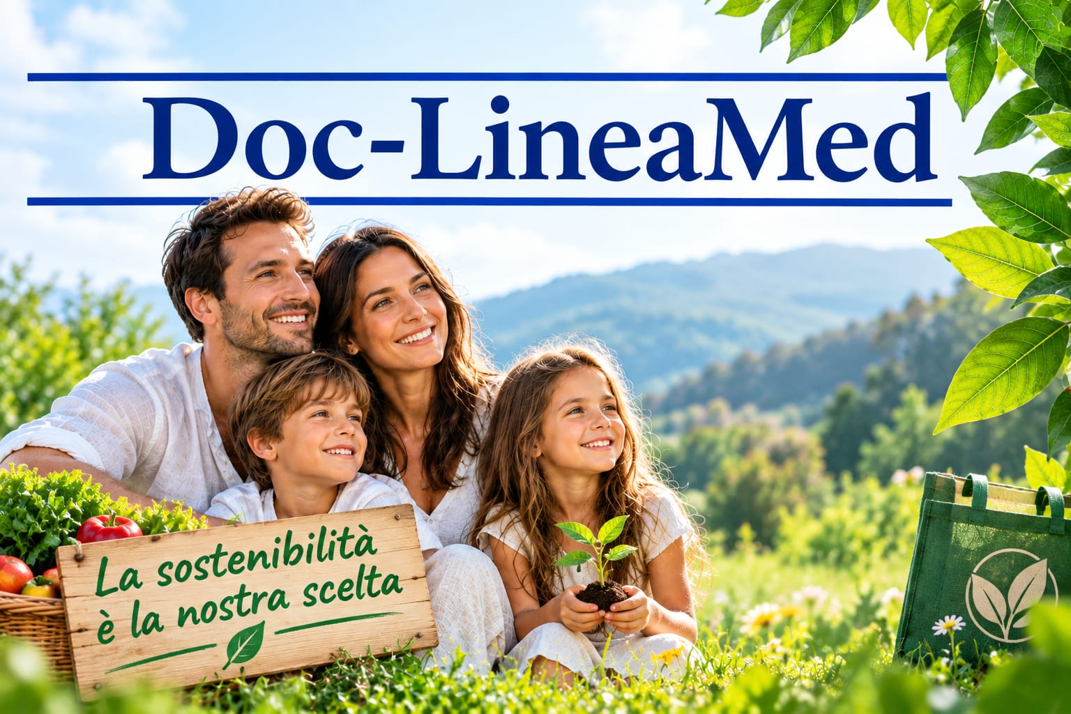 Famiglia serena in casa
